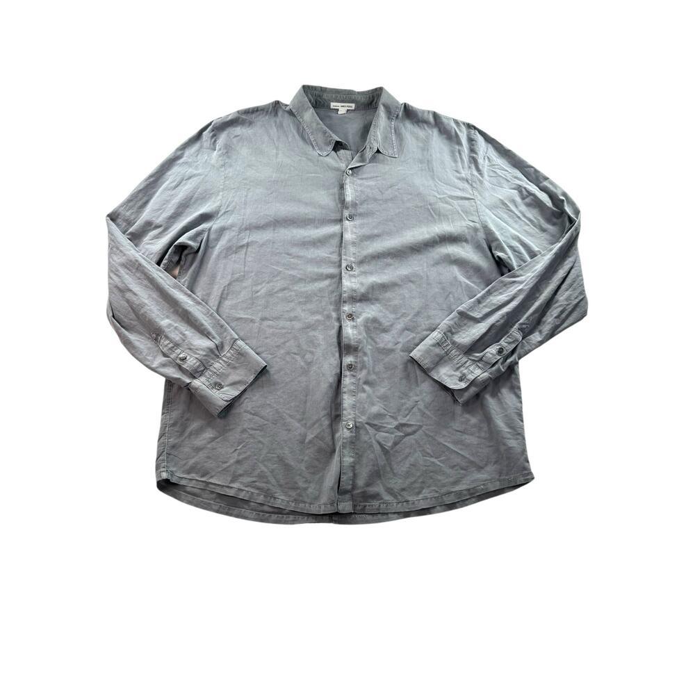 Standard James Perse Standard Shirt Mens XL 100% Cotton Button Up Garment Fade